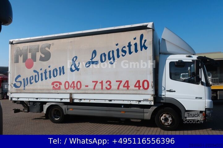 Gardinsided kassevogn MERCEDES-BENZ Atego 818 1.Hand / Ladeboardwand Nr.1032