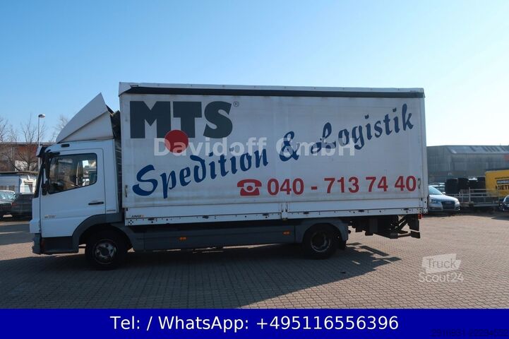 Gardinsided kassevogn MERCEDES-BENZ Atego 818 1.Hand / Ladeboardwand Nr.1032