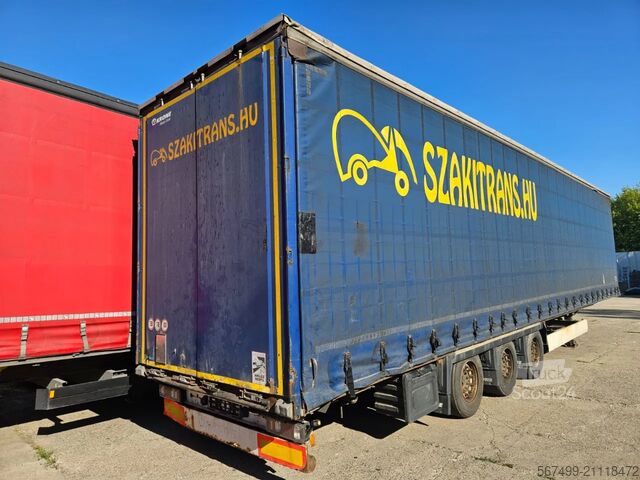 Volymtransport Krone SD Mega 4 units, Lifting axle A