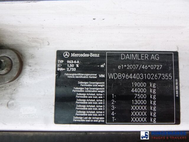 Standard-SZM Mercedes-Benz Arocs 1946 4x4 hydrodrive Euro 6 + hydraulics
