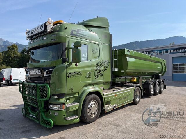 Standard nyergesvontató SCANIA R580 V8 4x2 LL Euro6 Kipphydraulik Retarder