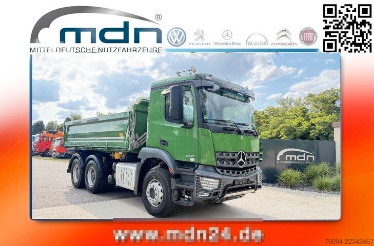 Háromirányú billenő teherautó MERCEDES-BENZ Arocs 2646 6x4 MEILLER Kipper 15TKM AHK