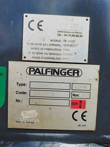  MAN TGS 35.440 8x4 tridem hooklift + Crane Palfinge...