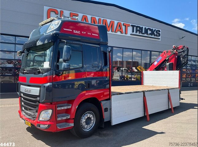  DAF FAQ CF 510 8x2 Euro 6 HMF 40 Tonmeter laadkraan...