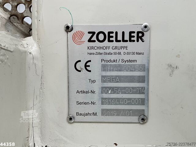 Автомобиль для сбора мусора DAF FAG CF 300 Euro 6 Zoeller 20 m³