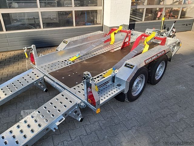 Construction trailers Brian James Trailers Digger Plant 2 2,7 mit Trac Strap Modell Neu