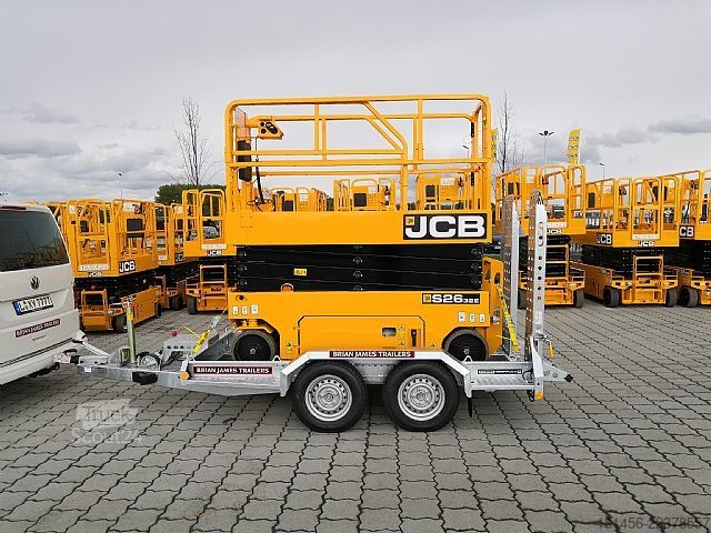 Construction trailers Brian James Trailers Digger Plant 2 2,7 mit Trac Strap Modell Neu