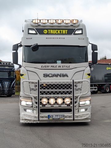 Standartinis vilkikas SCANIA V8, Airbrush, Retarder, Voll-Luft, OPEN PIPES