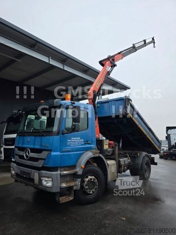 Sklápěcí vůz MERCEDES-BENZ Axor 1829 / 13m Palfinger Kran FUNK / Meiller