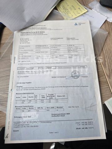 Objemový tahač MERCEDES-BENZ Actros 1842 / Volumen / Unfall / NUR 72000 km