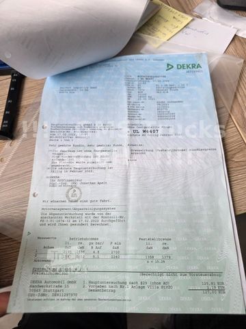 Objemový tahač MERCEDES-BENZ Actros 1842 / Volumen / Unfall / NUR 72000 km