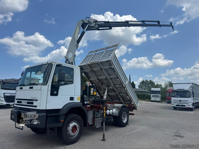 самоскидний вантажівка + кран IVECO EUROTECH 190 E 310 CURSOR