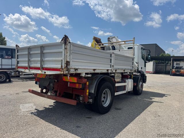 самоскидний вантажівка + кран IVECO EUROTECH 190 E 310 CURSOR