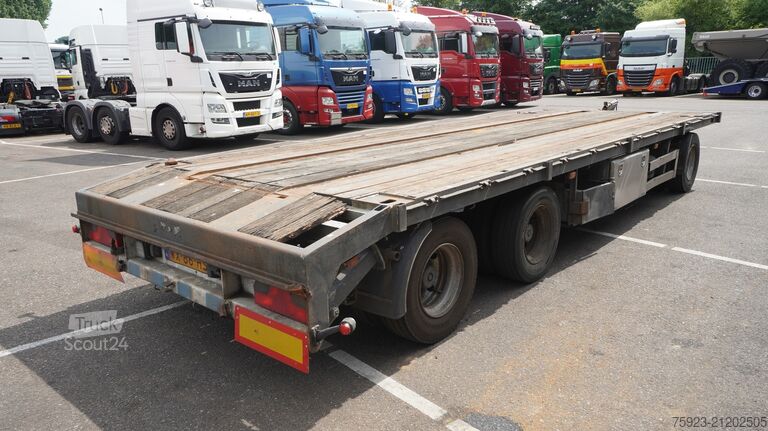 Plattformanhänger GS Meppel Flatbed trailer twist locks