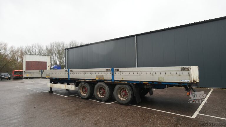 Laadplatform Krone Open box trailer with aluminium side boards