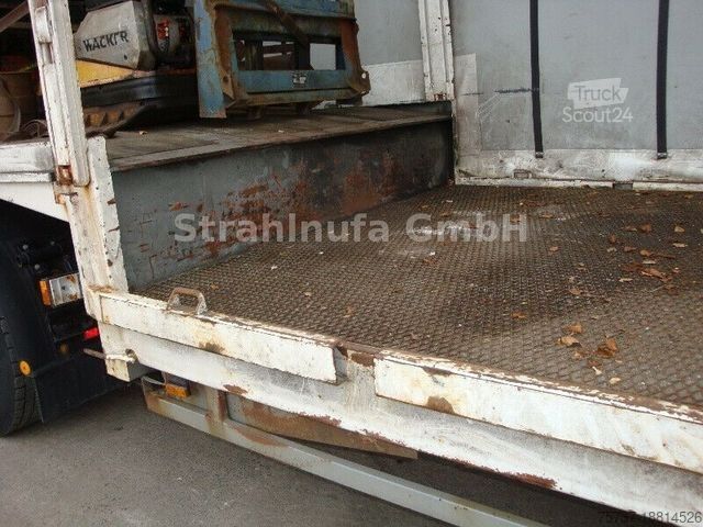 Žemagrindė puspriekabė Leveques SR 3215 2 Achs Tieflader Hydr. Klappe