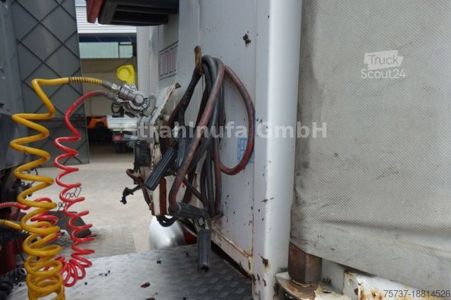 Žemagrindė puspriekabė Leveques SR 3215 2 Achs Tieflader Hydr. Klappe