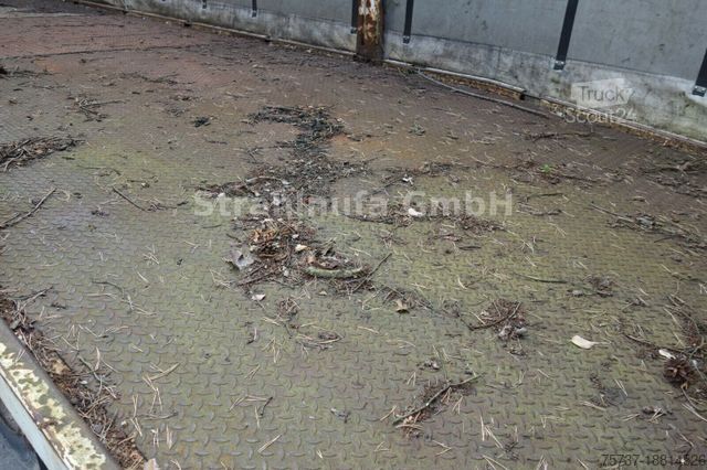 Žemagrindė puspriekabė Leveques SR 3215 2 Achs Tieflader Hydr. Klappe