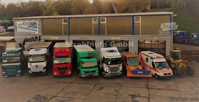 Žemagrindė puspriekabė Leveques SR 3215 2 Achs Tieflader Hydr. Klappe