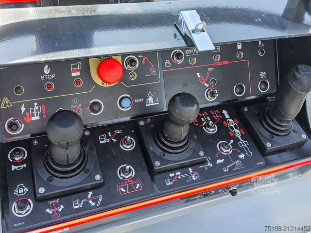 Mafsallı teleskopik çalışma platformu Manitou 160 ATJ Plus