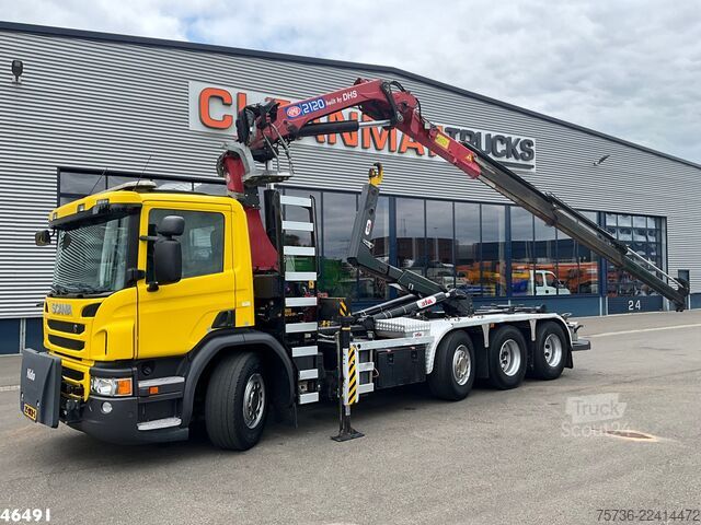 Haakarmsysteem Scania P 450 Euro 6 HMF 21 Tonmeter laadkraan