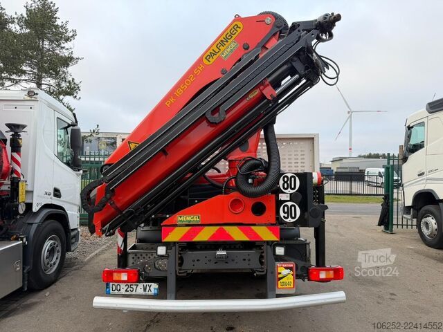 Навантажувальна платформа Volvo FM 420 6x4 BAUSTOFF + KRAN PALFINGER PK18502 SH...
