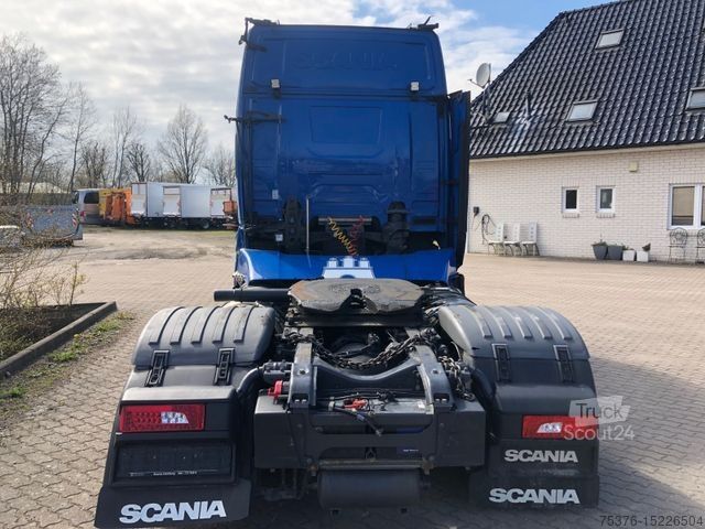 Стандартный седельный тягач SCANIA R410 N323 LNG Retarder  beschädigt