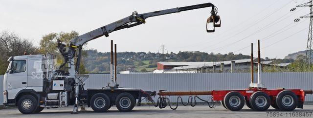 Houttransportwagen VOLVO FH 520 * EPSILON E260L83 * Anhänger /6x4