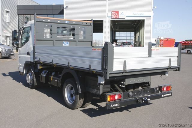 Savitarnos furgonas FUSO CANTER 3C15 SCATTOLINI 3-Seitenkipper KAMERA AHK