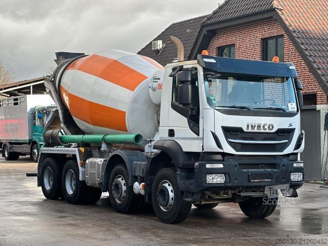 Camion malaxeur à béton IVECO X-Way 400 8x4 BB SchwingStetter AM9 Betonmischer