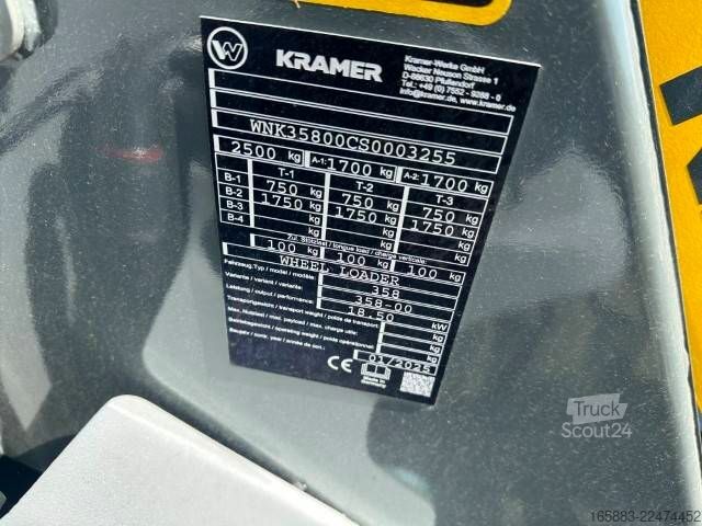 Hjullastare KRAMER 5035 Radlader neuwertig netto 33.000 EUR