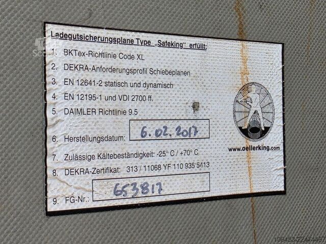 LKW mit Pritsche & Plane Wecon BDF Wechselpritsch /Edscha/Hubdach/Code XL