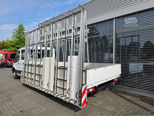 Pick-up skåpbil FORD Transit Doka L4 Glasreff Hegla AC/AHK/4,33 Meter