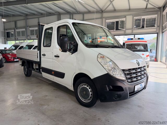 Pick-up skåpbil RENAULT Master III DoKa Pritsche L3H1*102TKM*7SITZER*AHK