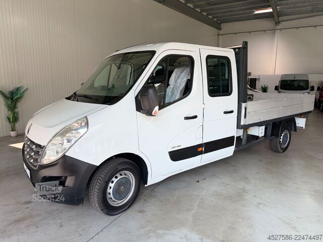 Pick-up skåpbil RENAULT Master III DoKa Pritsche L3H1*102TKM*7SITZER*AHK