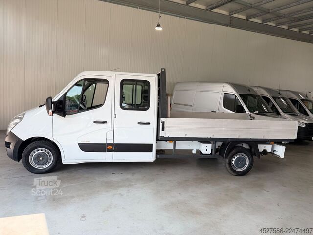 Pick-up skåpbil RENAULT Master III DoKa Pritsche L3H1*102TKM*7SITZER*AHK