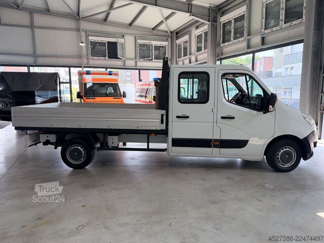 Pick-up skåpbil RENAULT Master III DoKa Pritsche L3H1*102TKM*7SITZER*AHK