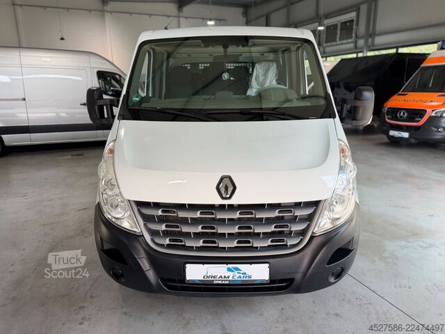 Pick-up skåpbil RENAULT Master III DoKa Pritsche L3H1*102TKM*7SITZER*AHK