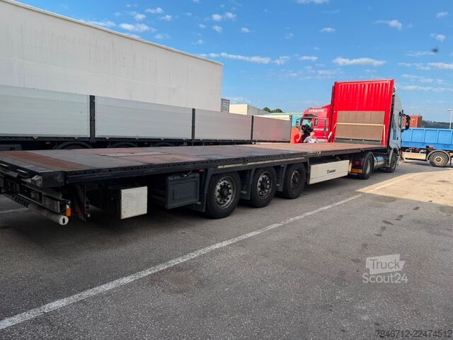 Отворено полуремарке с брезент KRONE SD Seitenplanen Curtainsider Plateau TÜV *2019*
