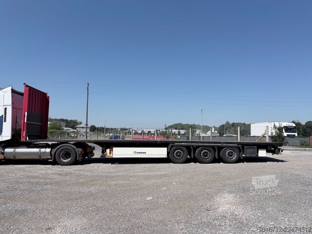 Отворено полуремарке с брезент KRONE SD Seitenplanen Curtainsider Plateau TÜV *2019*
