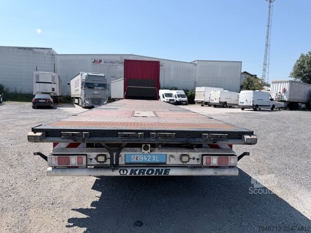 Отворено полуремарке с брезент KRONE SD Seitenplanen Curtainsider Plateau TÜV *2019*