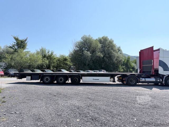 Отворено полуремарке с брезент KRONE SD Seitenplanen Curtainsider Plateau TÜV *2019*