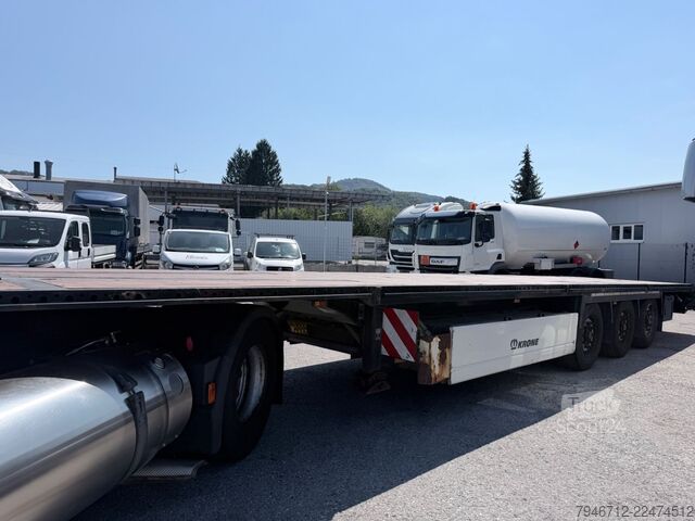 Отворено полуремарке с брезент KRONE SD Seitenplanen Curtainsider Plateau TÜV *2019*