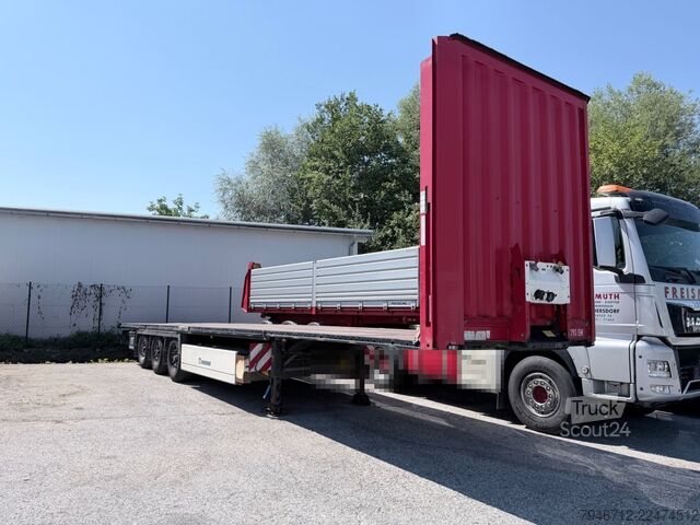 Отворено полуремарке с брезент KRONE SD Seitenplanen Curtainsider Plateau TÜV *2019*