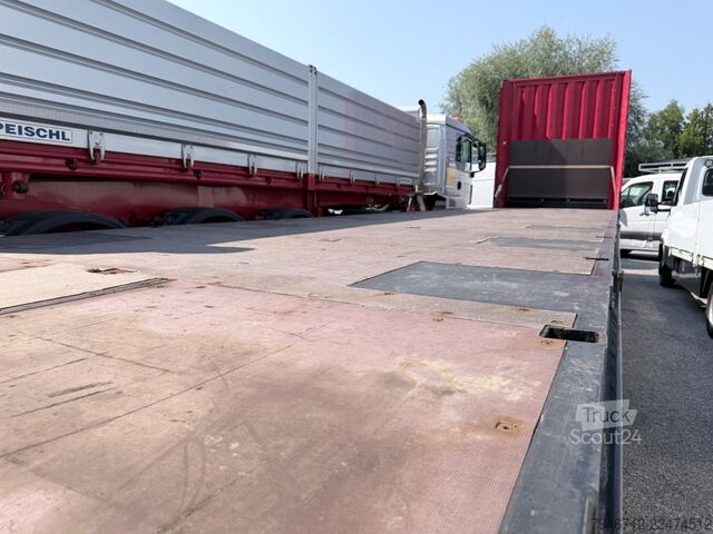 Отворено полуремарке с брезент KRONE SD Seitenplanen Curtainsider Plateau TÜV *2019*