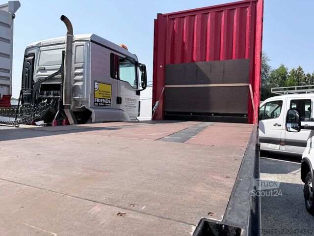 Отворено полуремарке с брезент KRONE SD Seitenplanen Curtainsider Plateau TÜV *2019*