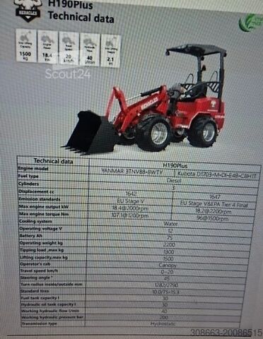 Tractor de curte Heracles H190plus