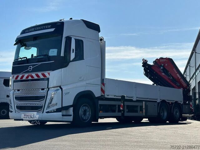 Containertransport Volvo FH 500 6x2 Containerpritsche mit FASSI 545RA.2.28