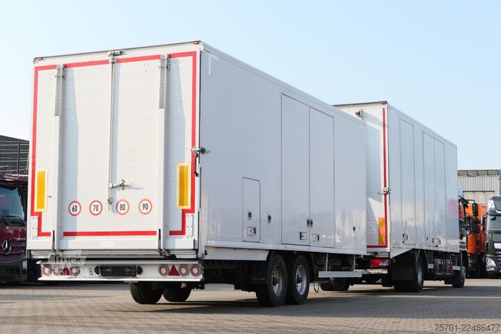 Autonosič MAN TGM 15.290 geschloss. Autotransp. Komplettzug
