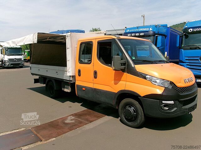 Schuifzeil bestelwagen IVECO Daily 35C17*DoKa*Luft*AHK*Diff*Klima*6 Sitze